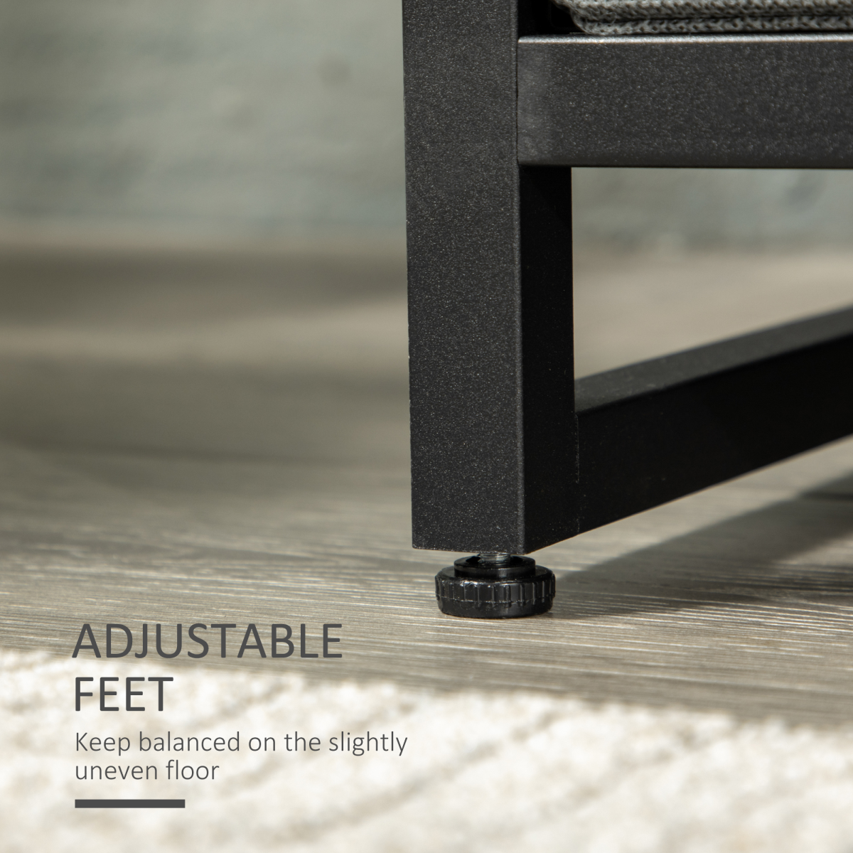 Industrial Clothes Rail with 2 Fabric Drawers – Rustic Brown - JP Haus