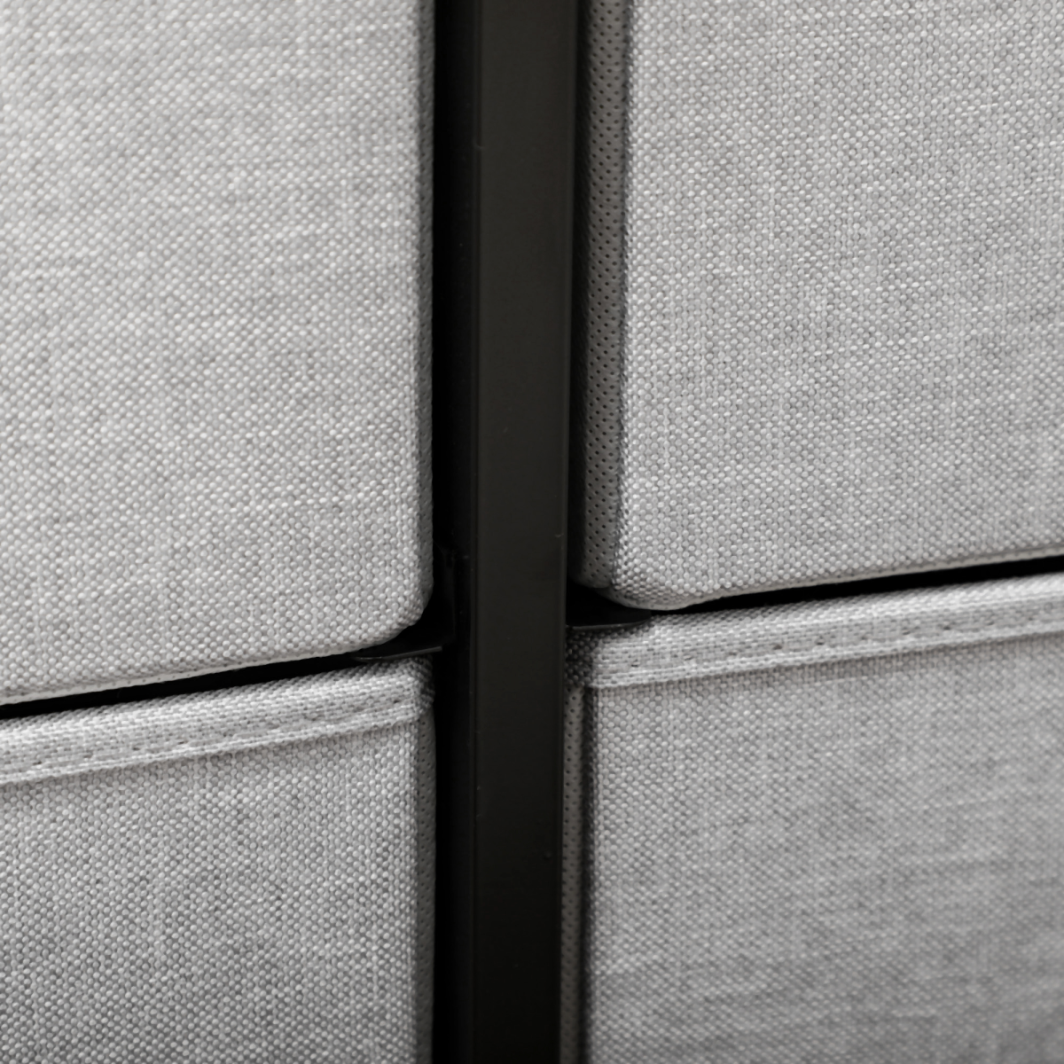 8-Drawer Fabric Storage Chest – Grey - JP Haus