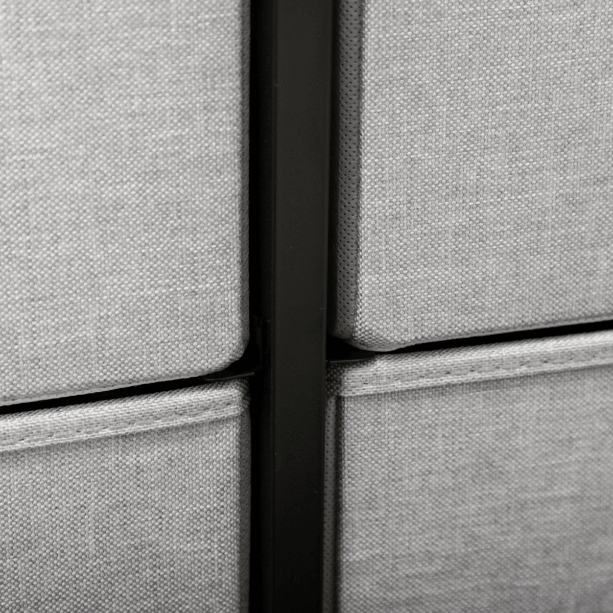 8-Drawer Fabric Storage Chest – Grey - JP Haus