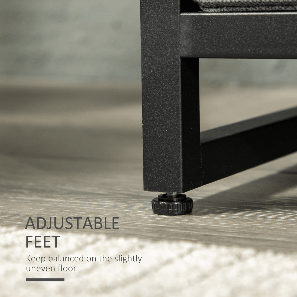 Industrial Clothes Rail with Drawers – Rustic Brown and 2 Fabric Drawers - JP Haus